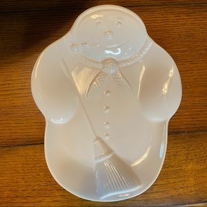 Pfaltzgraff snowman plate